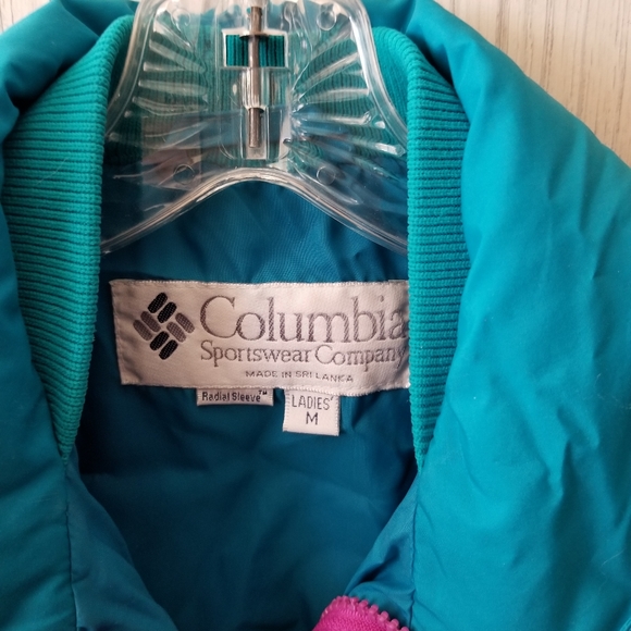 💗Columbia 80's Style Women's Size Windbreaker Jacket - Picture 10 of 16